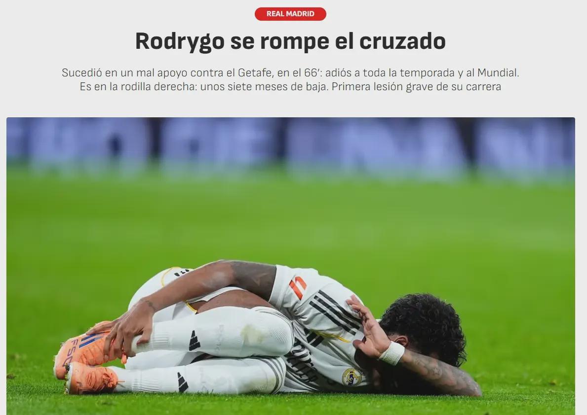 PG电子官方-罗德里戈重伤梦碎世界杯：三年前旧伤埋雷，皇马医疗决策引质疑！